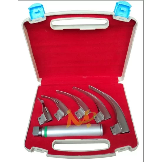 Fiber Optic McIntosh Laryngoscope Set