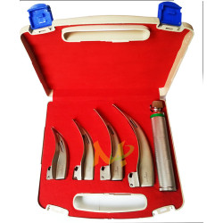 Fiber Optic McIntosh  Laryngoscope Set