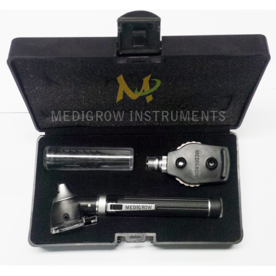 Otoscopes & Opthlamoscopes Set Black