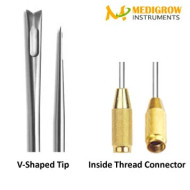 V-Shaped Tip One Hole Liposuction Cannula   