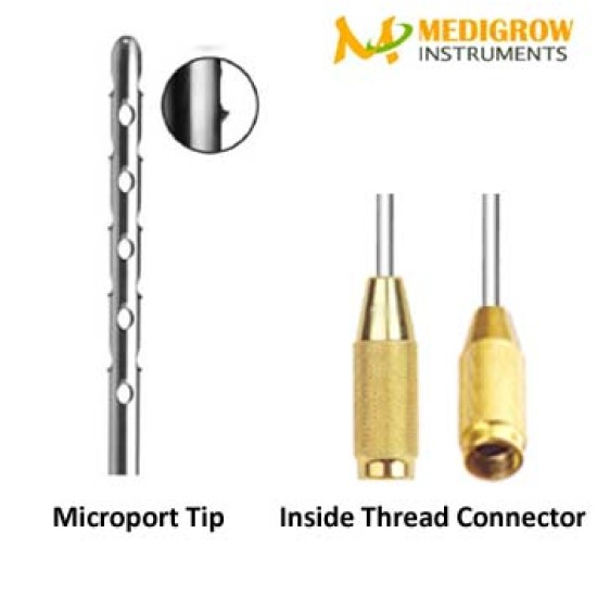 Microport Aggressive Beveled Holes Liposuction Cannula