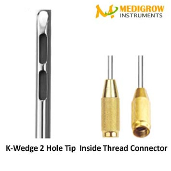 K-WEDGE Two Holes Liposuction Cannula