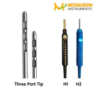Three Port Harvester Aluminum Fix Handle Cannula