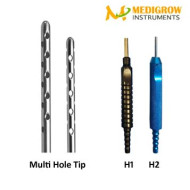 Multi Hole Beveled Harvester Aluminum Fix Handle Cannula