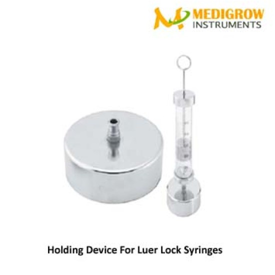 Holding Device for Luer Lock Syringes 