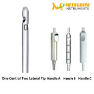 One Central Two lateral Holes Liposuction Cannula