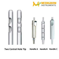 Two Central Holes Cannula