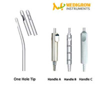 One Central Hole Cannula Slight Curve