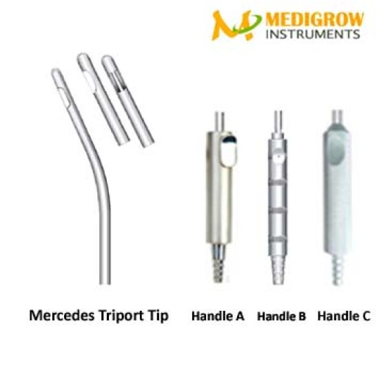 Mercedes Triport Holes Cannula Slight Curve