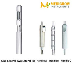 One Central Two Lateral Holes Liposuction Cannula