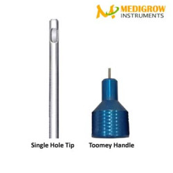 Single Hole Toomey Handle Cannula