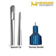 Spatula Tip One Hole Toomey Handle Cannula