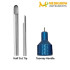 Half Cut Tip Toomey Handle Cannula