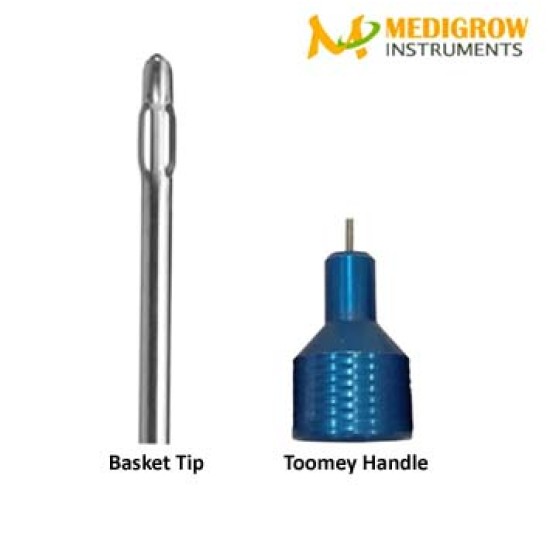 Basket Toomey Handle Cannula 