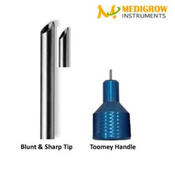Blunt & Sharp Extractor Toomey Handle Cannula