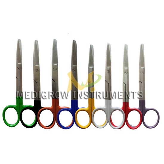 Operating scissors 5" Powder coated color Handle 