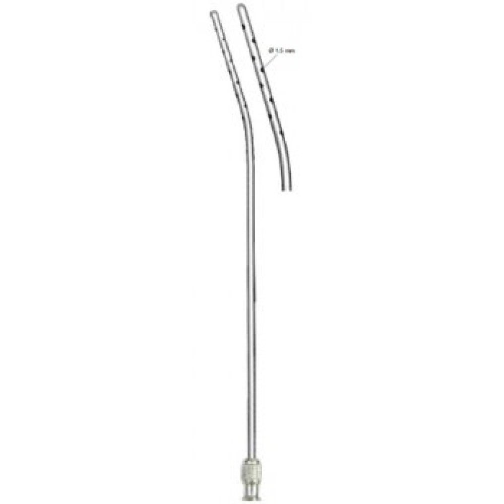 Luer Lock Cannula Curved Tip