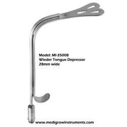 Fiber Optic Wieder Tongue Depressor 28mm wide