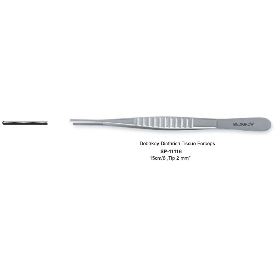 Debakey Diethrich Tissue Forceps