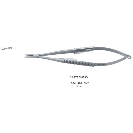 CASTROVIEJO Micro Needle Holder Curved 
