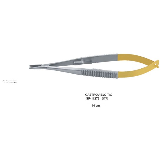 CASTROVIEJO T/C Micro Needle Holder Straight