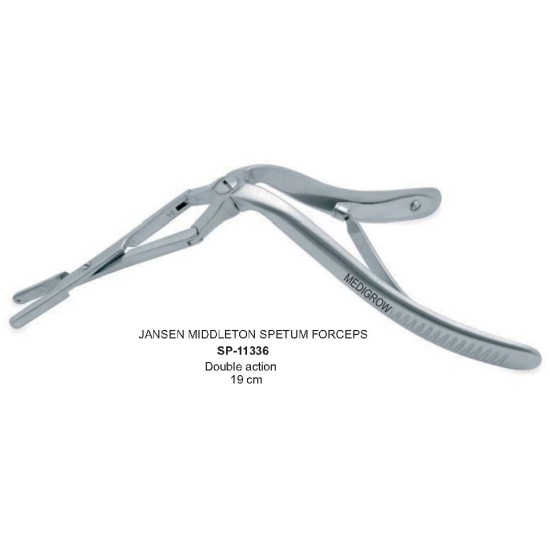 JANSEN MIDDLETON SPETUM FORCEPS Double action