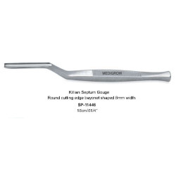Killian Septum Gouge Round cutting edge bayonet shaped 