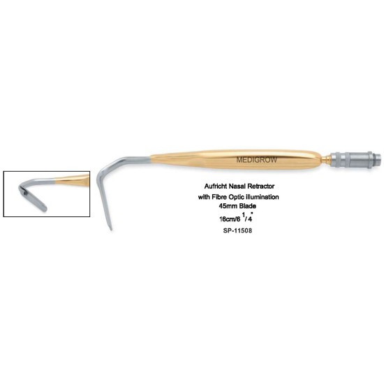 Aufricht Nasal Retractor With Fiber Optic