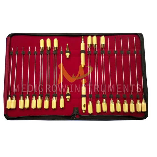 liposuction cannulas set of 28 PCs